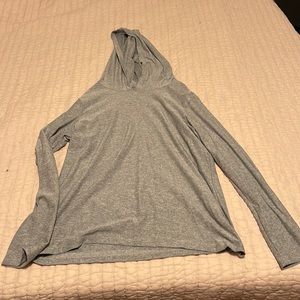 Thin gray hoodie